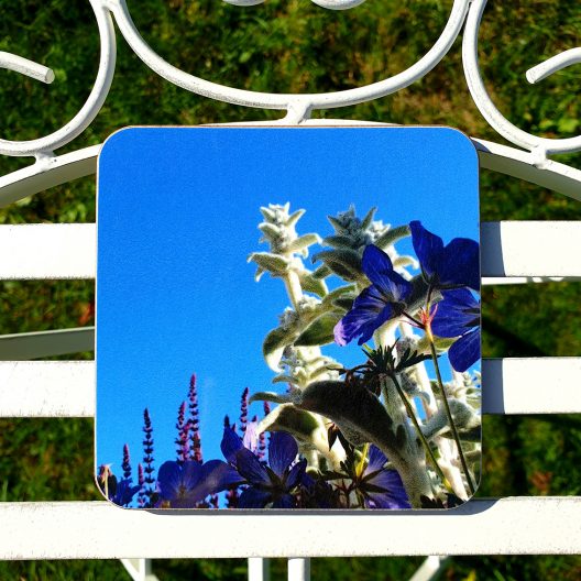 Blue floral coaster for sale