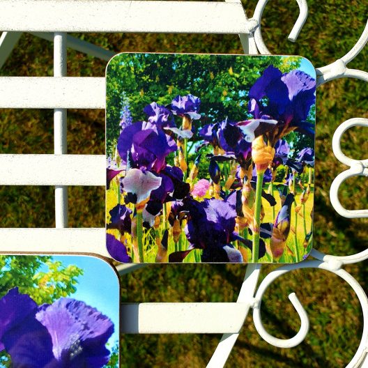 Vibrant square coaster for sale
